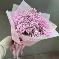 Букет из розовой гипсофилы Букет из розовой гипсофилы